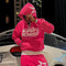 Pink hoodie